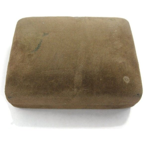 Swank Tiger Eye Cufflinks Mesh Set Gold Tone Wedding Tux Vintage IOB - Picture 5 of 16